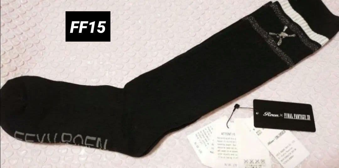 FF15 Roenコラボ ソックス ノクト着用 ファイナルファンタジー15