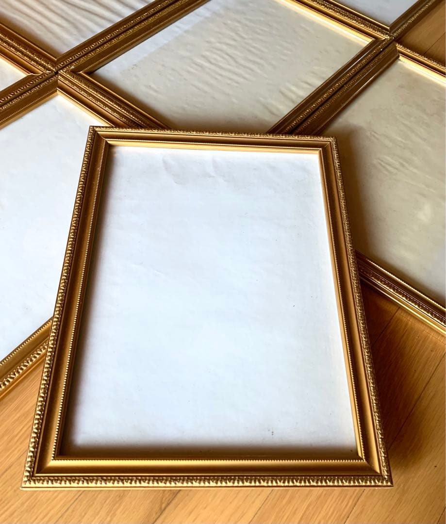 ◆額縁 金縁 まとめ売り10個 アンティーク インテリア ゴールド ゴージャス②
