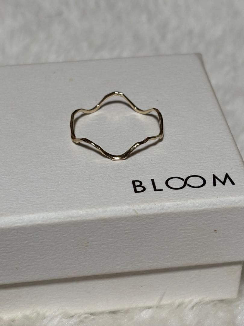 BLOOM K10YG ウェーブリング　14〜15号