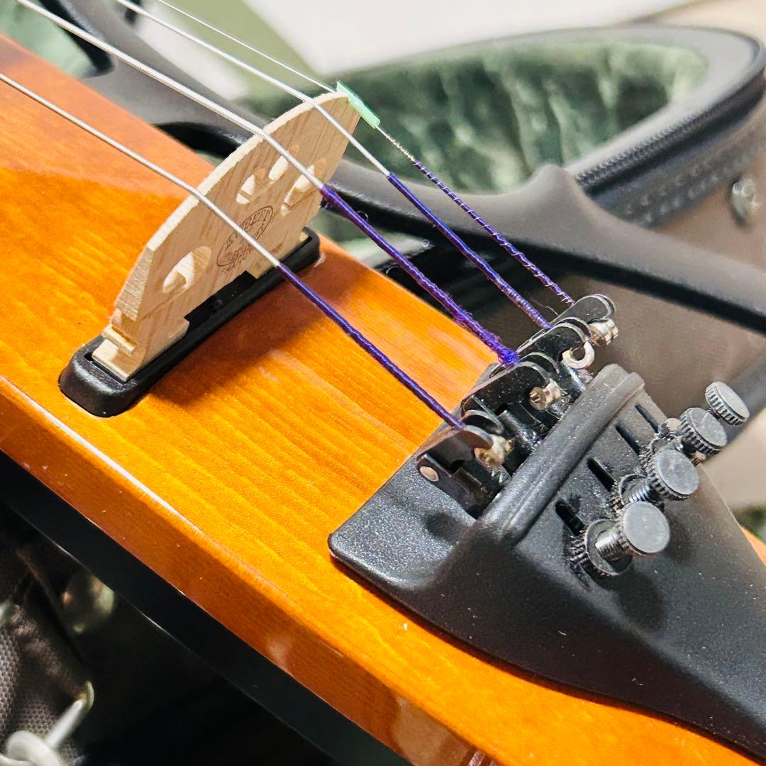 美品 YAMAHA SV-100 サイレントバイオリン 純正ケース 新品弓