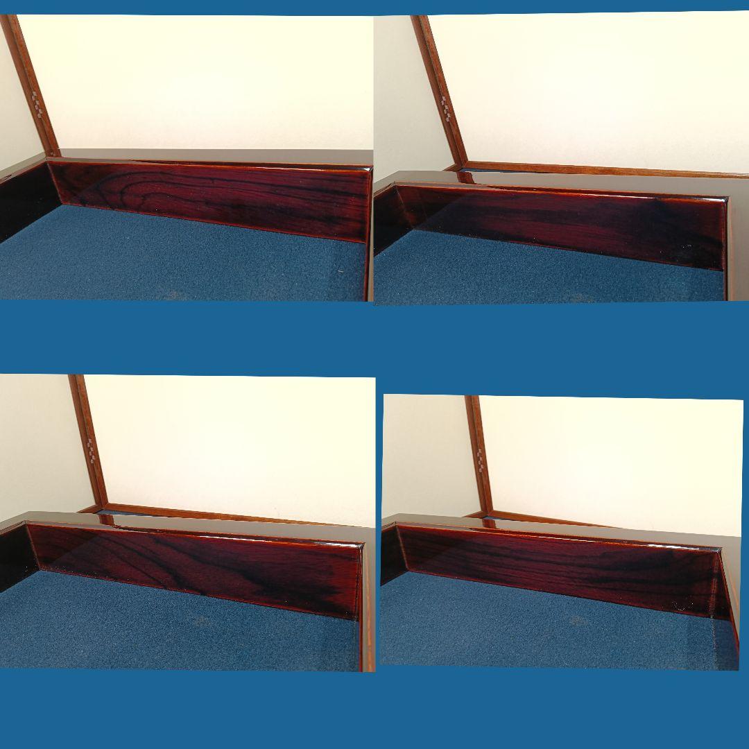 AM72 輪島塗 炉縁 塗師白尾友一 木地呂塗 共箱 茶道具 美品