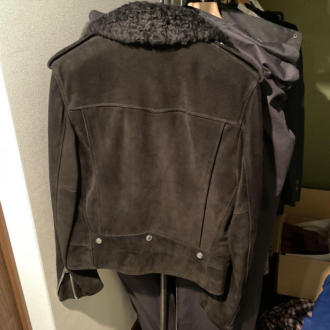 定価70万　サンローラン　レザージャケット　ライダース　エディ　スウェード