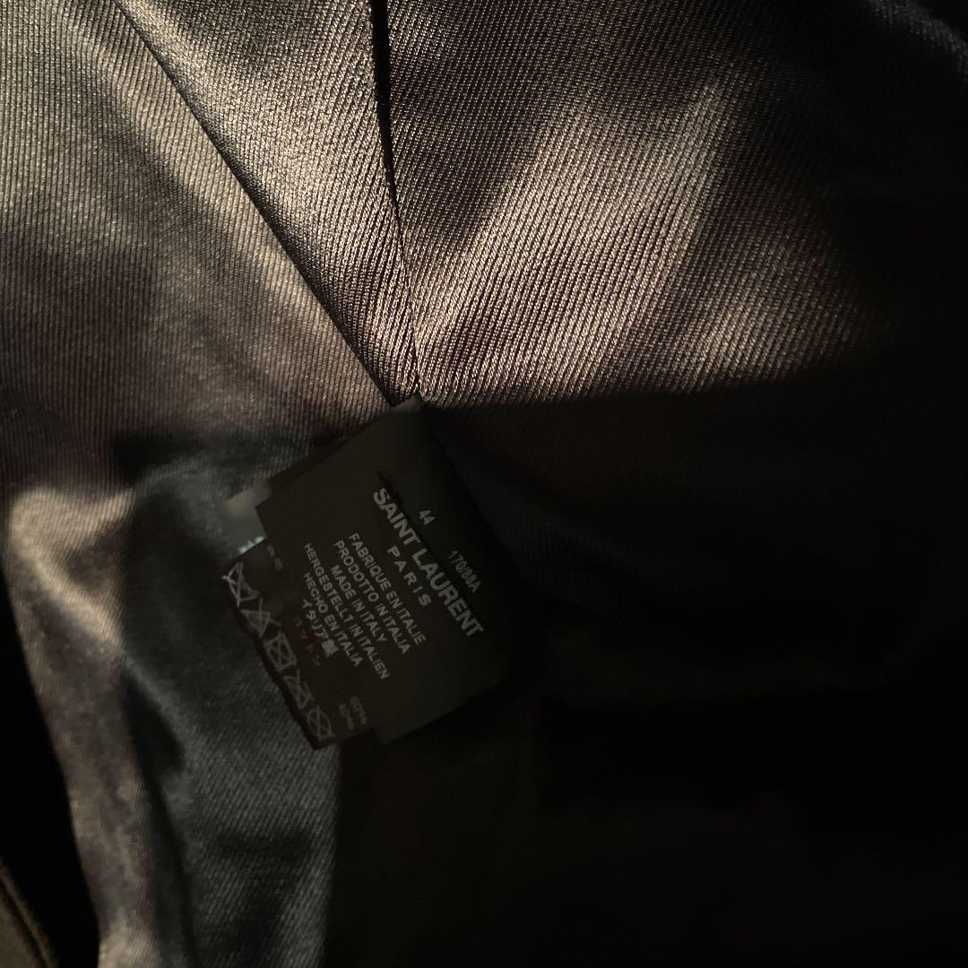 定価70万　サンローラン　レザージャケット　ライダース　エディ　スウェード