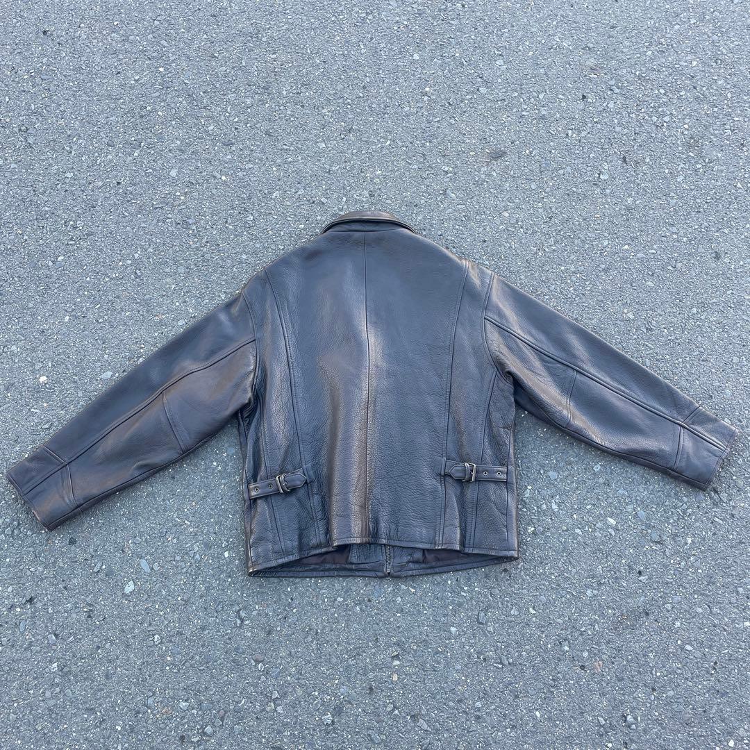eddie bauer 2000s leather jacket 短丈 io
