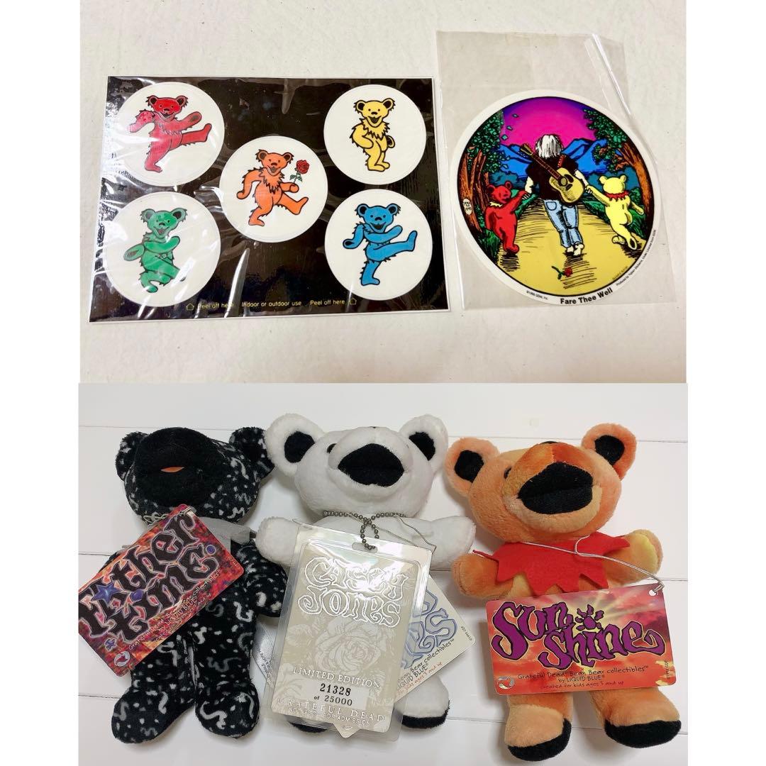 リミテッドエディションGRATEFUL DEAD ぬいぐるみ　ステッカー　セット