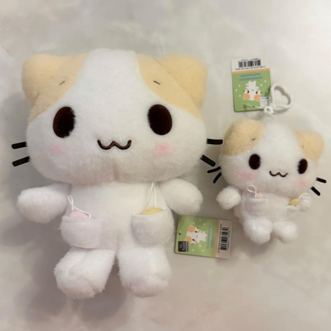 マシュマロみたいなふわふわにゃんこ マスコット 韓国限定
