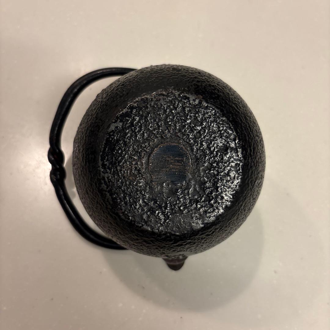 工房和秋 金野 和秋作 砂鉄鉄急須 南部鉄瓶　南部鉄器