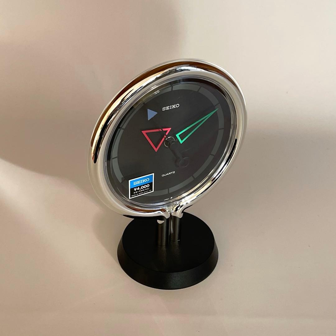 ヴィンテージ SEIKO ポストモダン デザイン デスク クロック