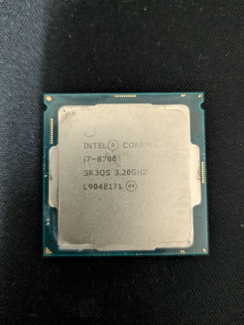 Intel i7-8700 CPU 3.20GHz LGA 1151　訳あり