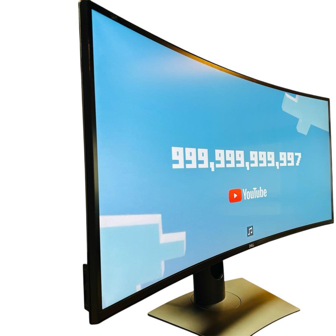 DELL U3818DW 湾曲モニター ハイエンドモニター ウルトラワイド