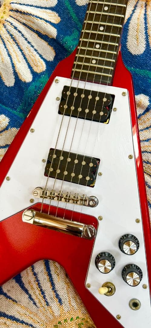 ☆涙の値下げ☆バッカス☆ミニフライングV☆BFV-MINI☆特注ウエイト付属☆