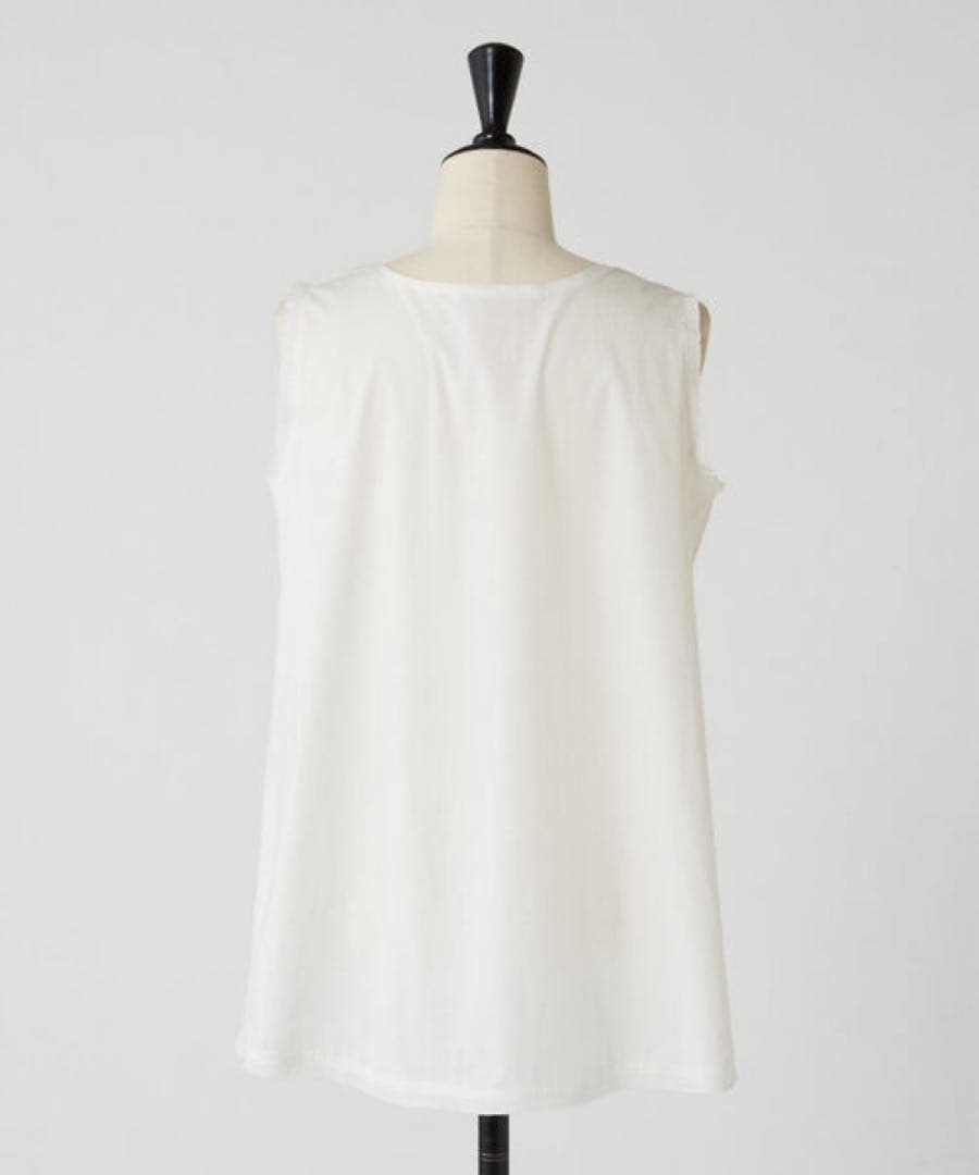 【美品】ビアズリー シャツタンク ホワイト サイズ1