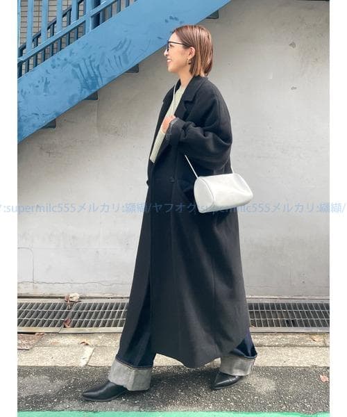 新品 Ungrid ルーズシルエットチェスターコート 　オーバーサイズ　ウール