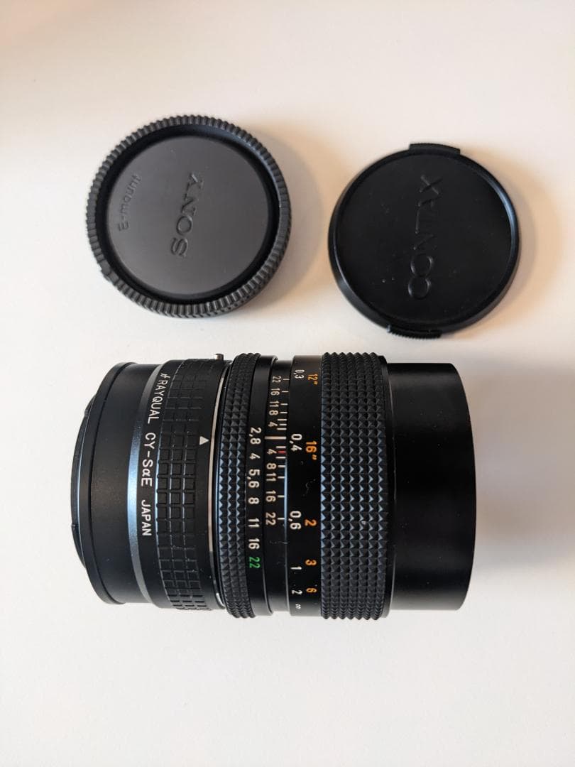 CONTAX Distagon T* 28mm F2.8 MM & アダプタ