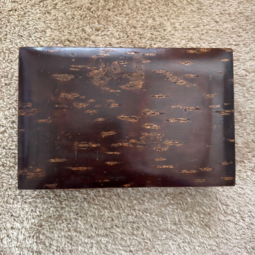 桜皮細工　樺細工　伝統工芸　秋田角館　オルゴール付き宝石箱　アクセサリーケース