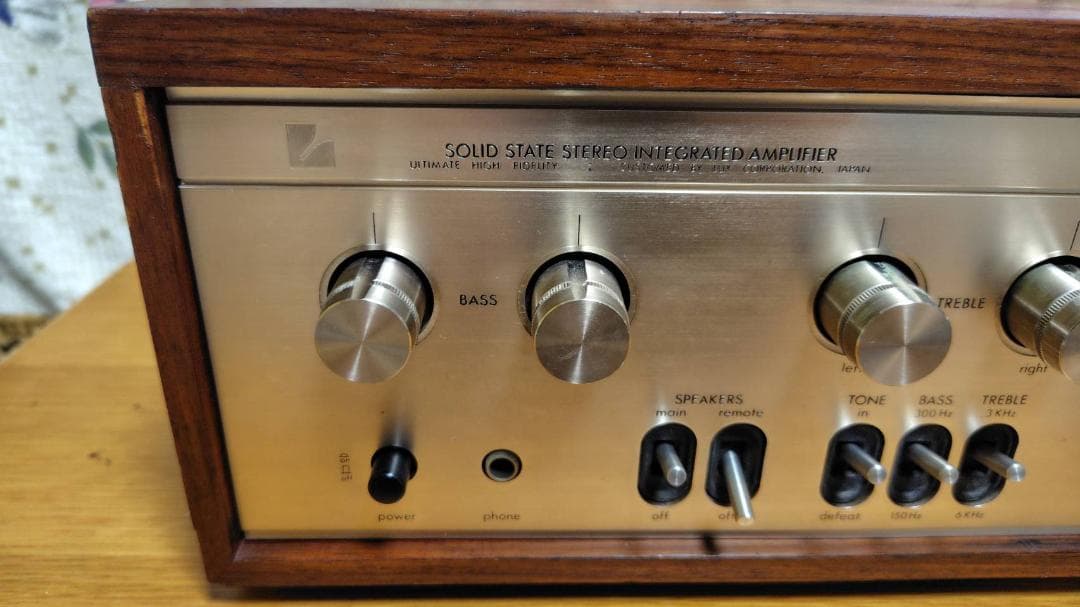 LUXMAN L-504 ステレオ プリメインアンプ インテグレーテッド