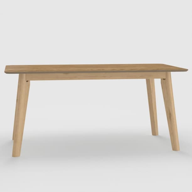 ダイニングテーブル 120×80cm ナチュラルウッド 4人用 簡単組立