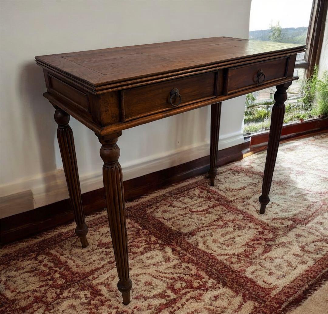 アンティーク コンソールテーブル 猫脚 机 デスク