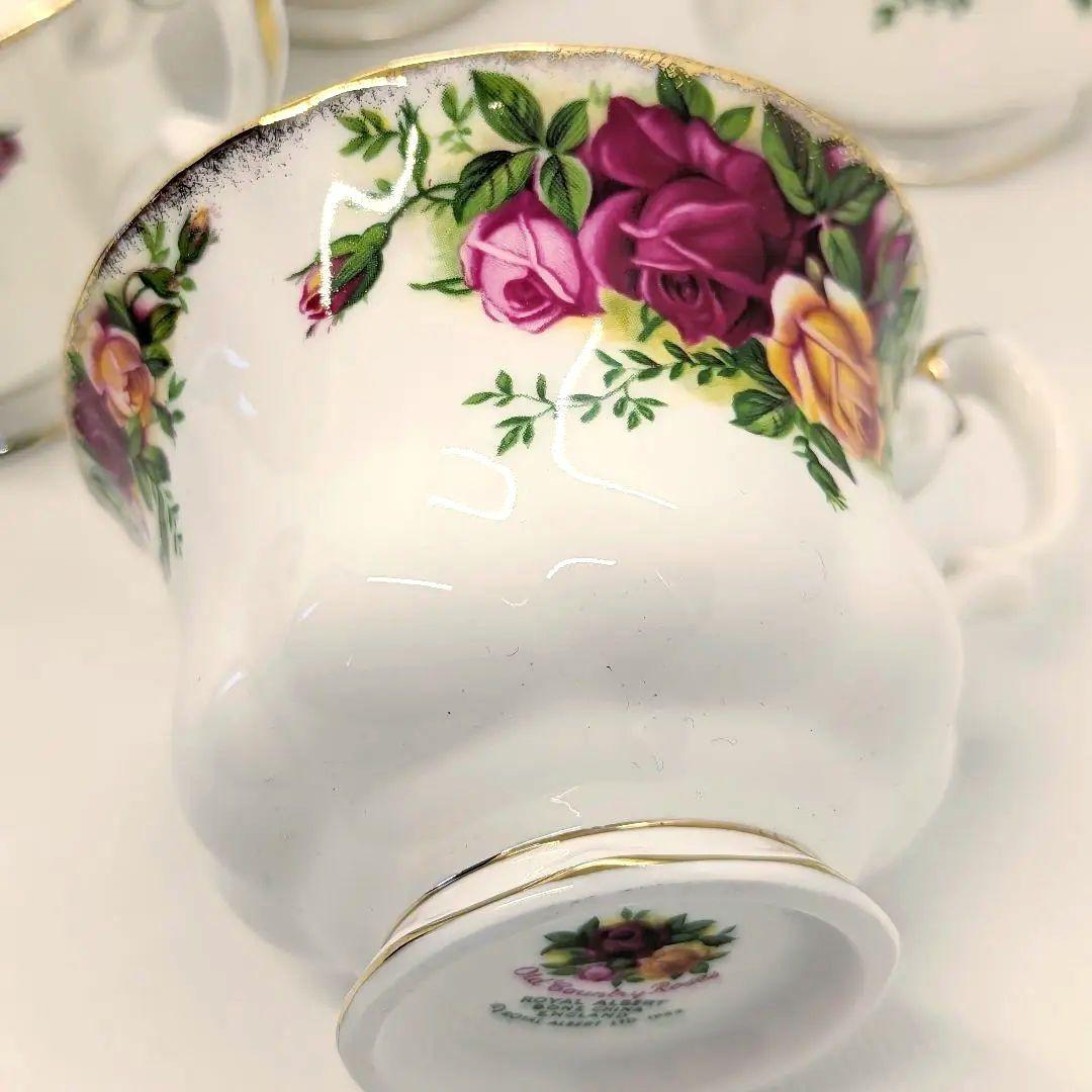 【貴重】【未使用セット】ロイヤルアルバート オールドカントリーローズ 6客