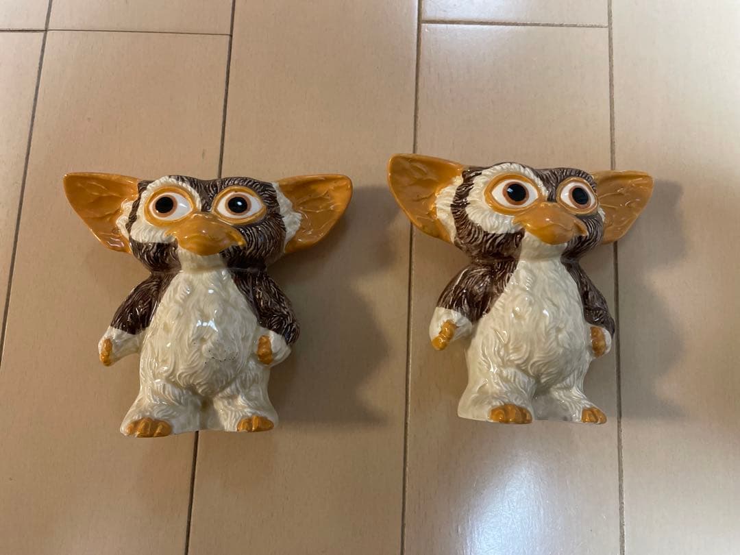 グレムリン 陶器製 2体(ソルト＆ペッパー)、貯金箱 1体 の3体セット