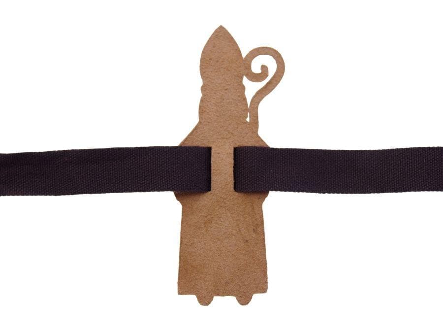 エルメス プティ・アッシュ ラッピングチャーム 司教 杖 ブラウン HERMES