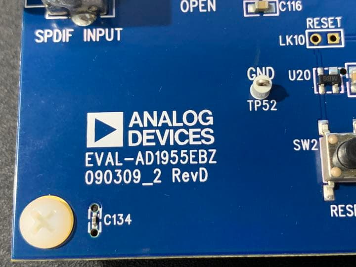 オーディオ 開発ボード TMDSDSK33 EVAL-AD1955EBZ