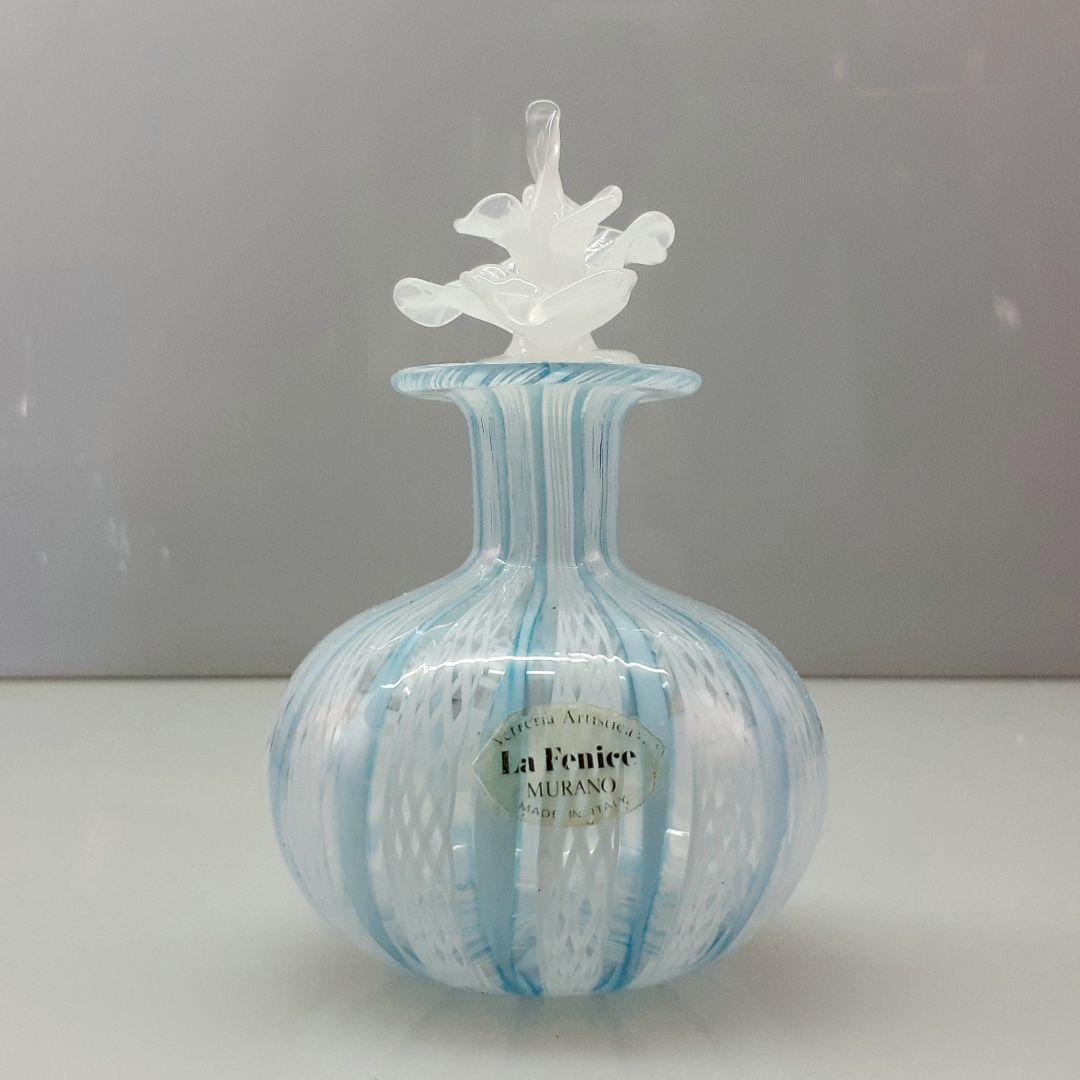 MURANO La Fenice ムラノ 花蓋 香水瓶 パフュームボトル