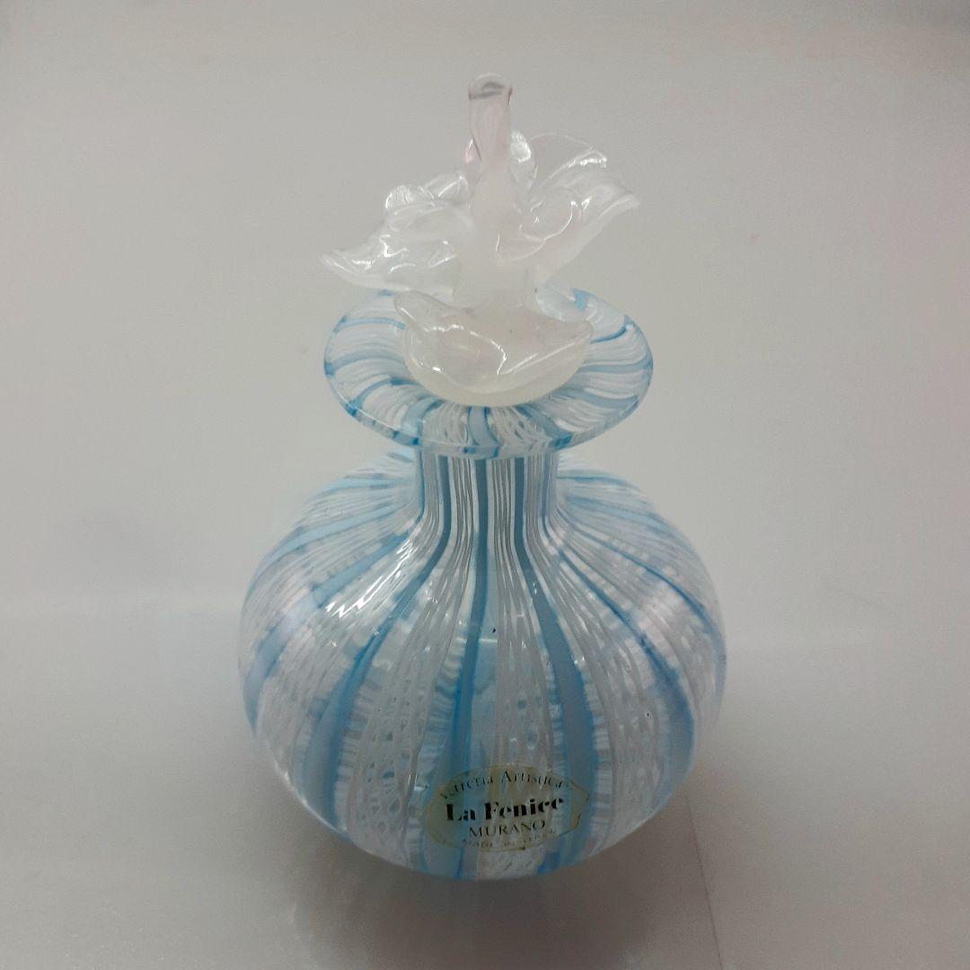 MURANO La Fenice ムラノ 花蓋 香水瓶 パフュームボトル