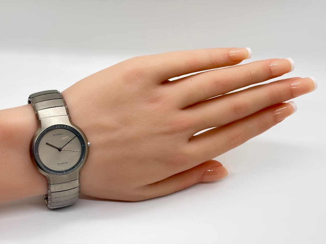 【希少・新品電池】シチズン 初代アテッサ 4630-E60205 チタン y2k