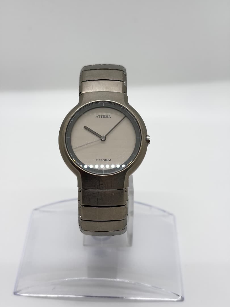 【希少・新品電池】シチズン 初代アテッサ 4630-E60205 チタン y2k