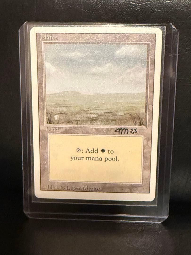 mtg アーティストプルーフ　jesper myrfors 平地　ペイント