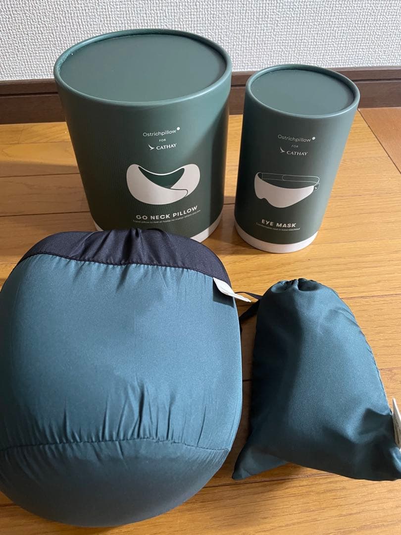OSTRICH PILLOW GO ネックピロー & アイマスク セット✈︎