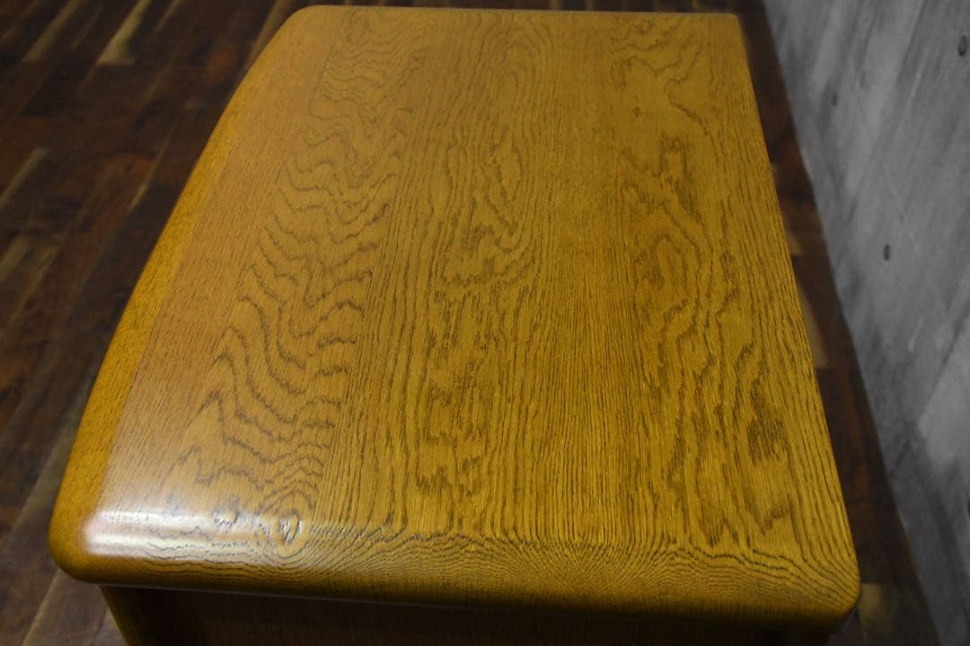 BIC95 浜本工芸 No.1100 ファックス台 ナラ 無垢材 FAX台