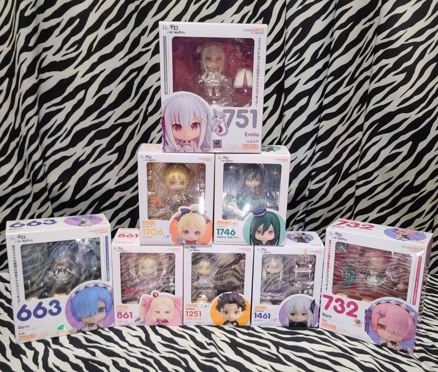 新品未開封　Re:ゼロから始める異世界生活 全種8体