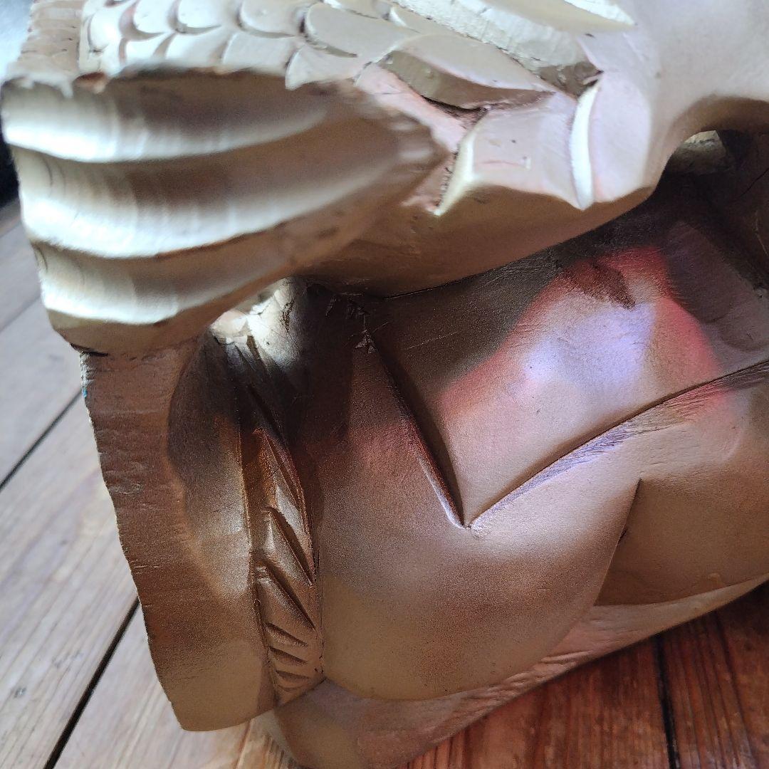 恵比寿 様 木彫り Japanese Wooden Ebisu