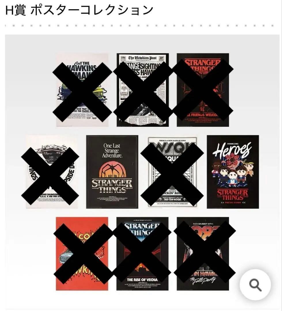 一番くじ ストレンジャー・シングス B賞、C賞など15点