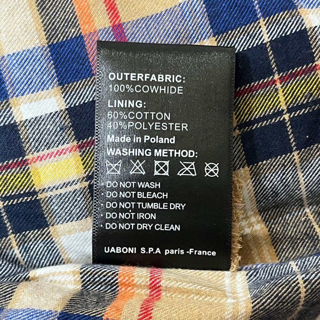 UABONI ユアボニ シングルライダースジャケット 牛革