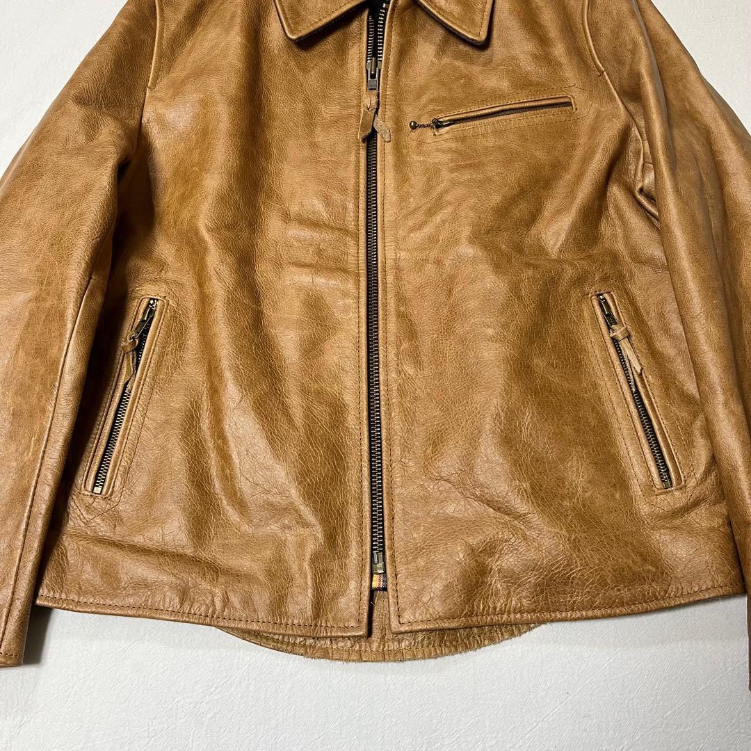 UABONI ユアボニ シングルライダースジャケット 牛革