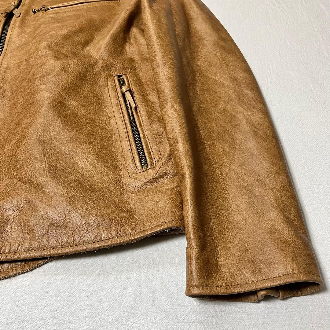 UABONI ユアボニ シングルライダースジャケット 牛革