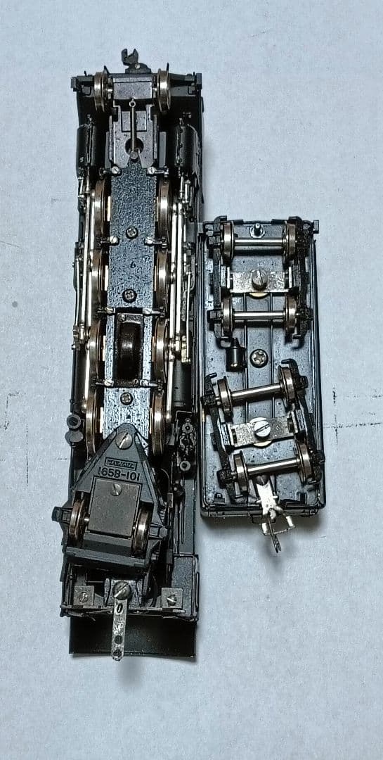 HOゲージ カツミ Ｄ51半流蒸気機関車、カンモーター、メンテナンス済