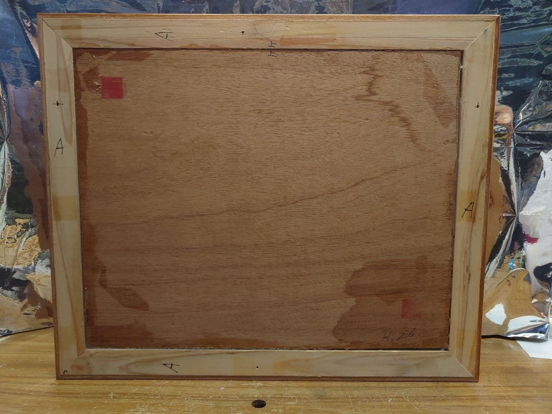 【日本の旅情シリーズ】 「大町の秋」 マーケタリー・木目象嵌 No.5