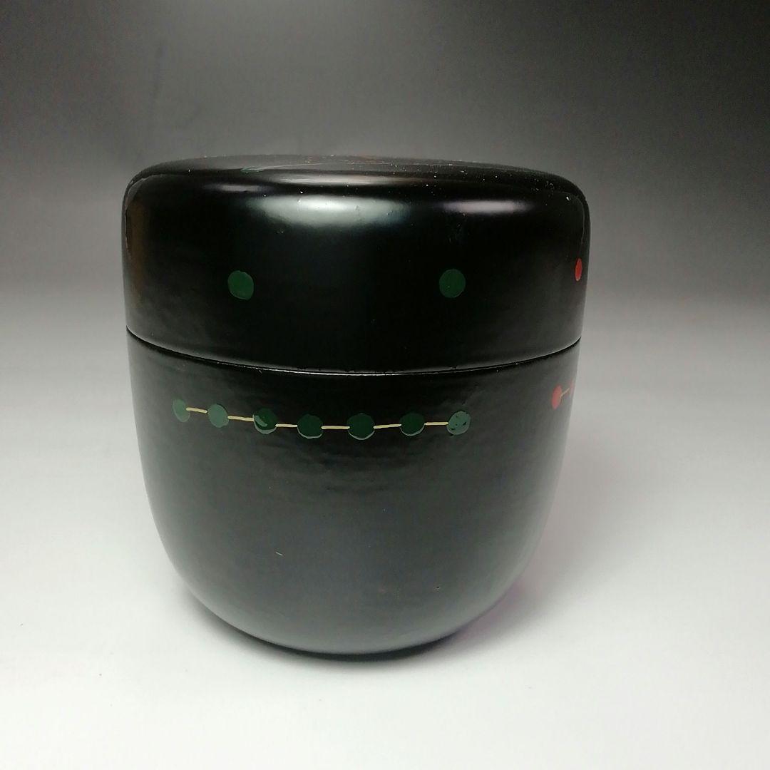 Ｓ５１９　棗　『亀蔵棗』『円能斎好写』『塗師　中村宗悦作』　共箱　茶道具