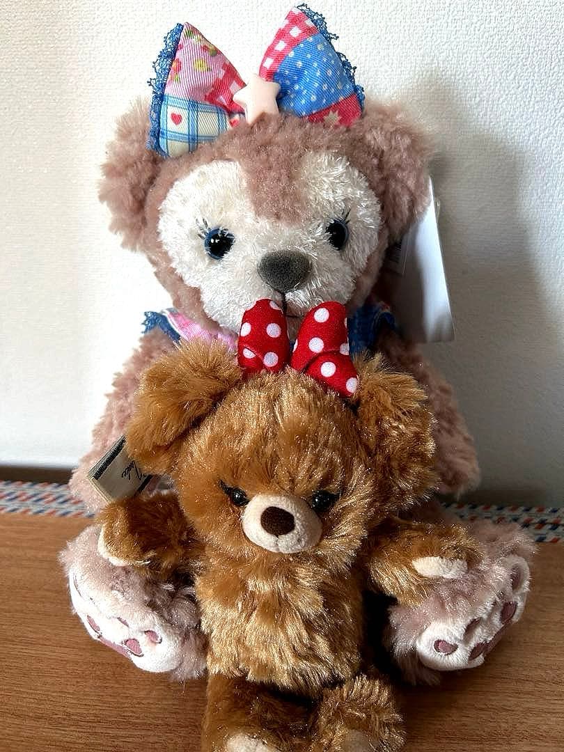 シェリーメイ　ダッフィ　ジェラトーニ　ぬいぐるみ　ぬいぐるみバッジ　ストラップ