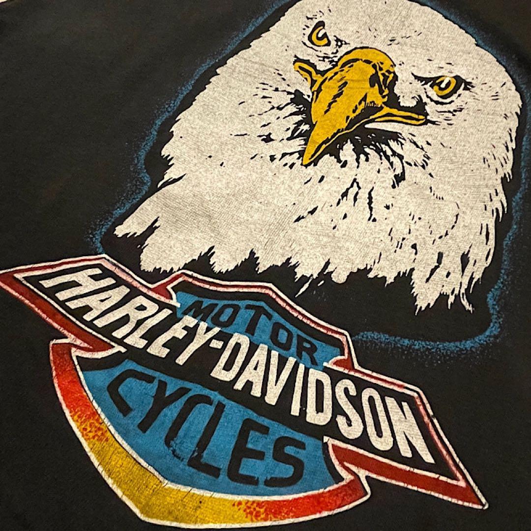 フォロー割ポコ　激レア 70s80s パキ綿ハーレーダビッドソンカットオフ