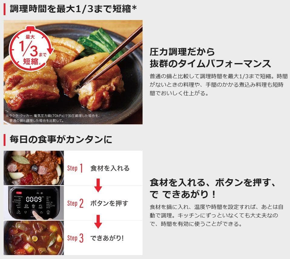 T-fal ラクラ・クッカー 電気圧力鍋 直営店限定色グレー CY380BJ0