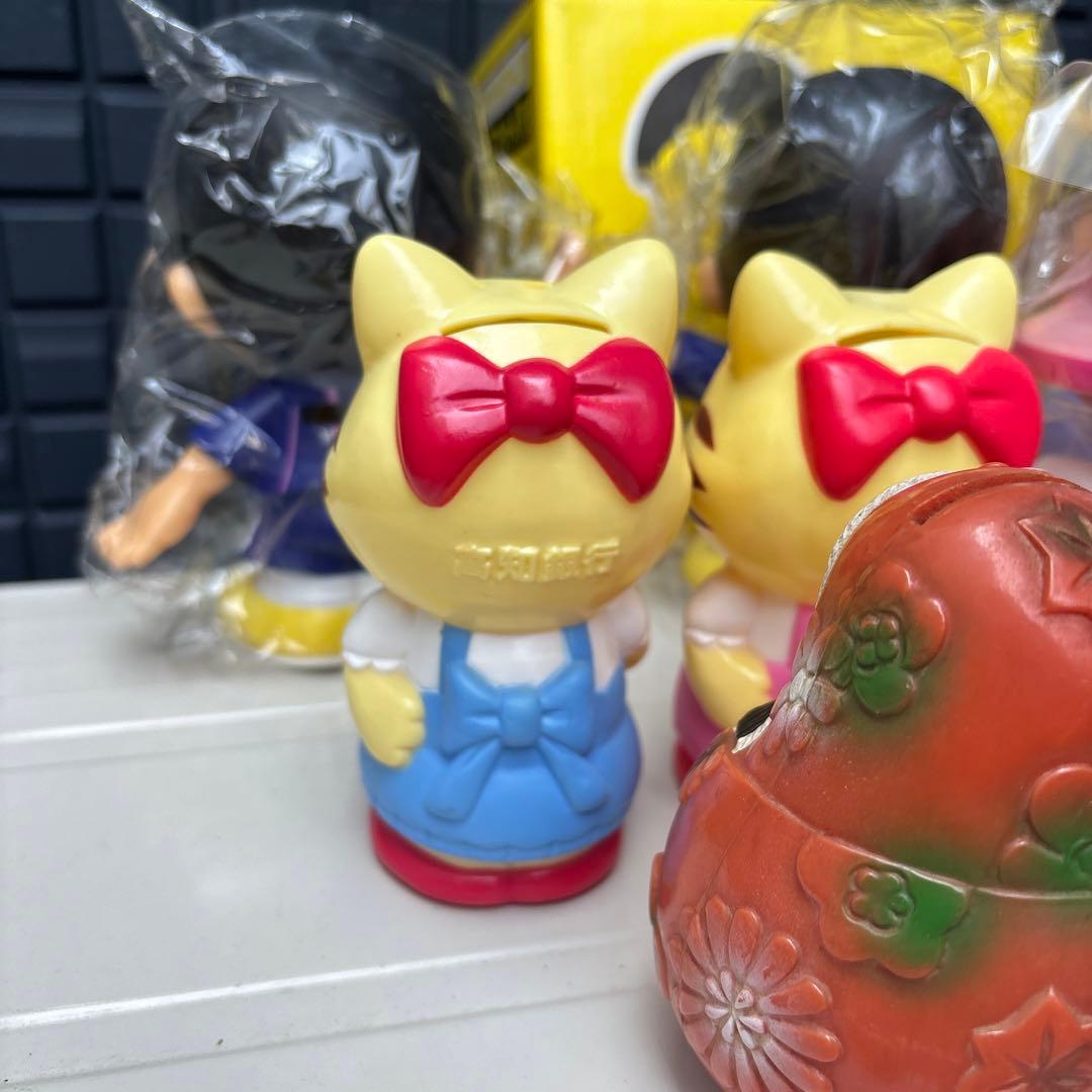 昭和レトロ 希少 レア ソフビ 貯金箱 セット 銀行  JA 12個 セット