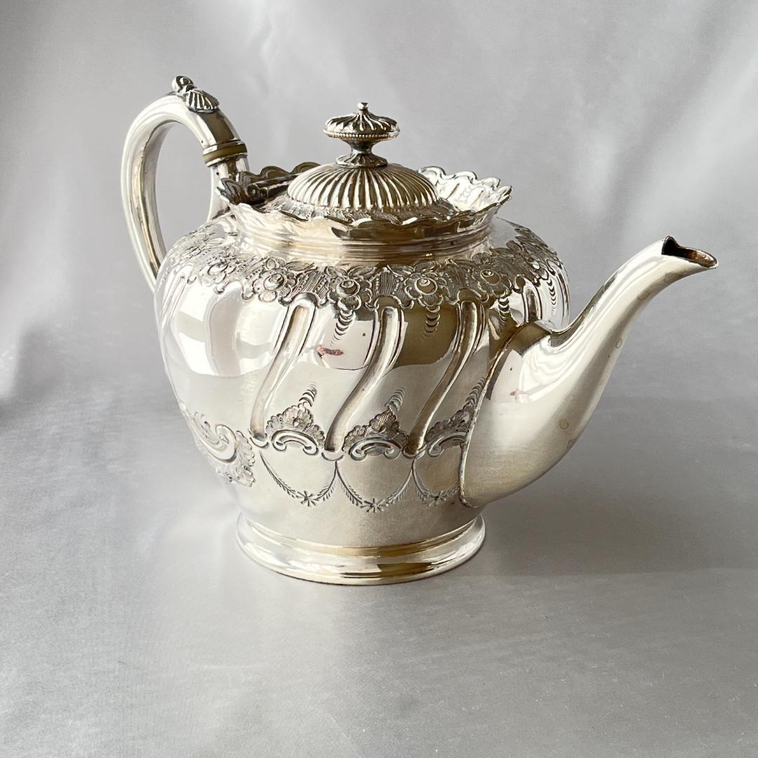 【James Dixon 】 ビクトリアン ティーセット 3点 ティーポット