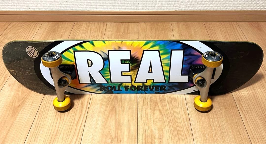 8.0インチ REAL リアル スケートボード コンプリートデッキ
