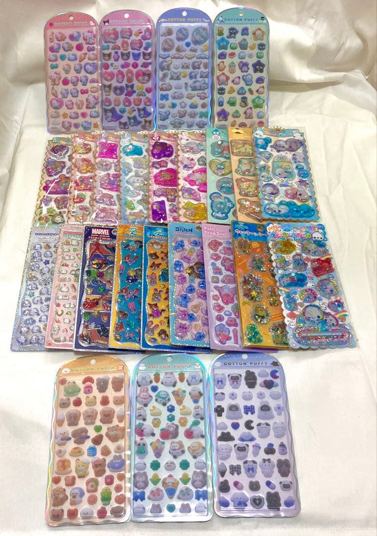 【62枚】ボンボンドロップシール 正規品 まとめ売り クーリア サンリオ