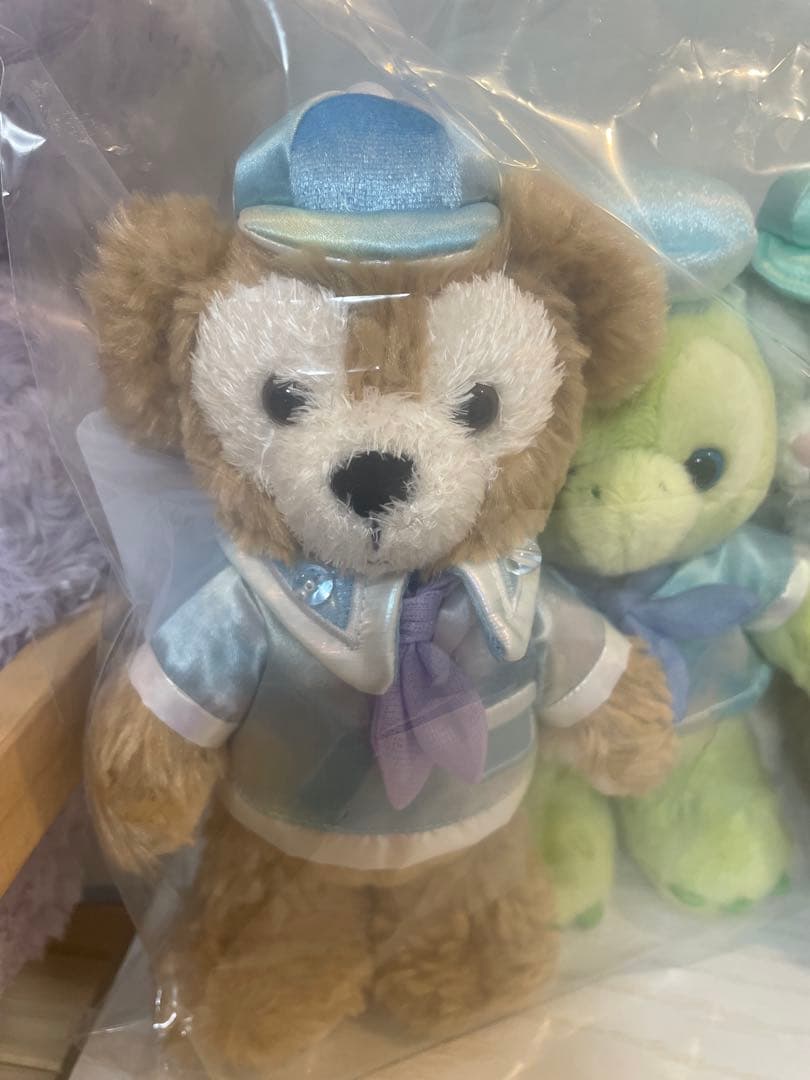 ダッフィー20周年 バケパ限定 ポージープラッシー ７人セット